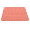 thumbnail image 1 of Dish Drying Mat Dish Drying Mat Rubber Food Grade Insulation Pad Hollow Anti Fall Drainage Mat Filter Anti Slip Insulation Mat for Sink Debris Kitchen Dish Drying Mat, 1 of 7