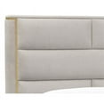 thumbnail image 2 of Sunpan Shonda Contemporary Fabric and Stainless Steel King Bed in Silver, 2 of 3
