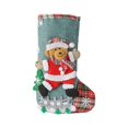 thumbnail image 1 of Calcetín de Navidad Decoración de Navidad Bolsa de regalo Festival de vacaciones Bolsa de dulces Fiesta para el hogar Familia año Nuevo Mujeres Llevar Baoblaze Medias Calcetines, 1 of 6