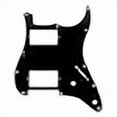thumbnail image 2 of Custom Strat style HH Guitare Pickguard 2-Contrôle, 3 Plis Noir, 2 of 4