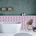 thumbnail image 7 of Yeetfub 10 Sheet Peel and Stick Backsplash Self Adhesive Tile Sticker Marble 3D Stick on Tiles Backsplash for Kitchen Peel and Stick Tile for Bathroom Kitchen Camper Shower Furniture 4"x4" Purple, 7 of 7