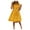 Yellow, variant on IROINNID Round Neckline Dress For Women Sleeveless Dot Mini Casual Mock Neck Summer Holiday Shift Dress Knee-Length Prints A-Line Dress
