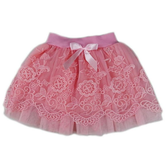 Wenchoice Coral Lace Tutu Skirt Girls S(1Y-2Y)