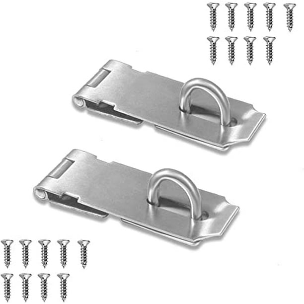 Alise Pestillo De Puerta Deslizante De 6 Pulgadas, Pernos De Barril Resistentes Con Orificio Para Candado, Cerradura De Puerta De Seguridad, Herrajes De Puerta De Doble Cara Para Valla De Madera