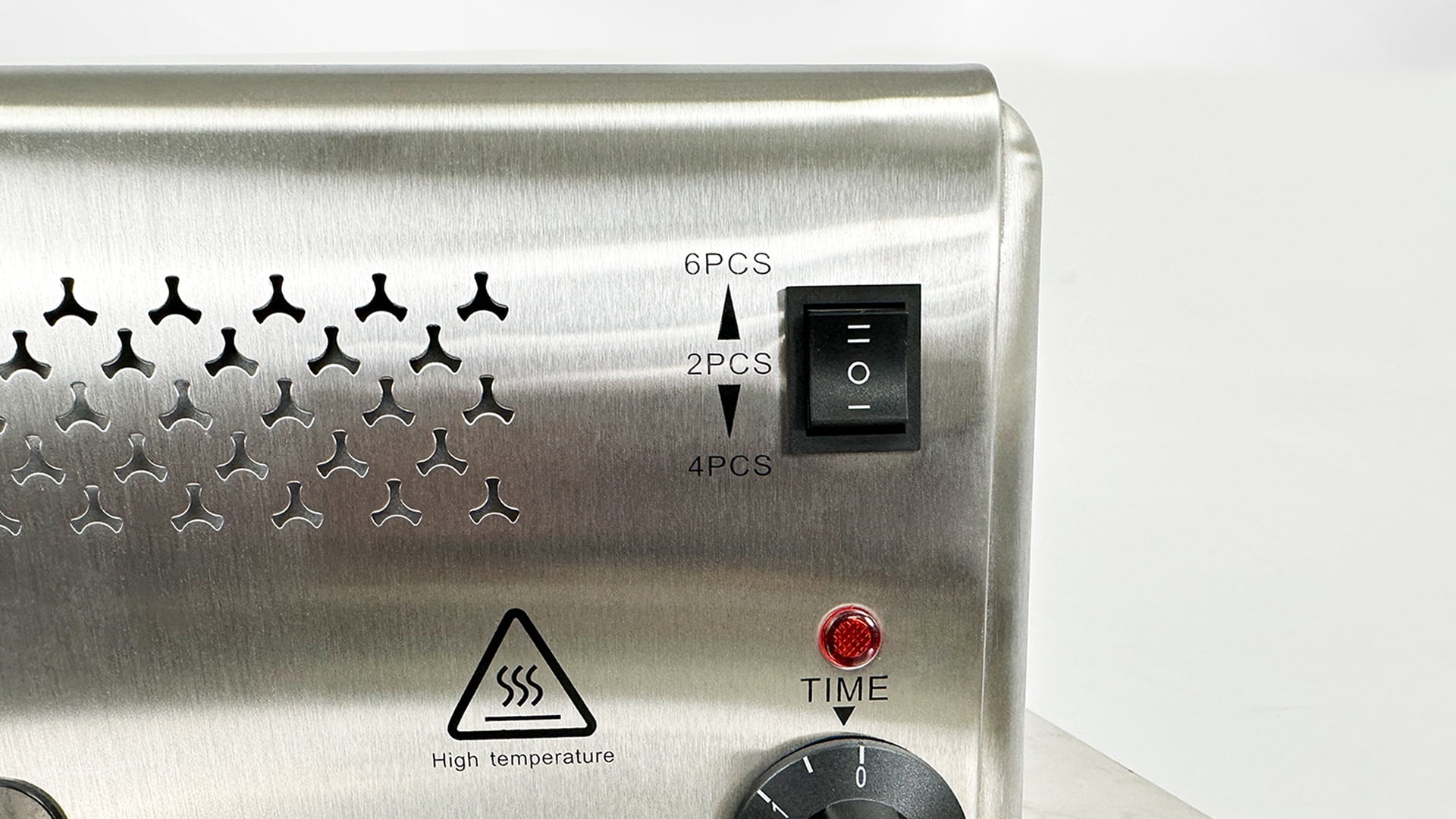 2500W 6-Slice Commercial Toaster, 110V Heavy Duty Toaster Oven CE Approved