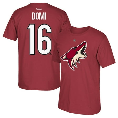 - Max Domi Reebok Arizona Coyotes Premier Player Jersey Maroon T-Shirt Men's