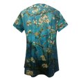 thumbnail image 5 of Blusa de manga corta con cuello redondo de verano para mujer Pompotops hkajfhjk468724, 5 of 5