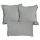 thumbnail image 1 of Set de 3 Cojines Decorativos (2 Cuadrados + 1 Rectangular) Rivo Gris, 1 of 7