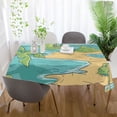 thumbnail image 6 of Ryvnso Island Map and Sea Rectangle Table Cloth Tablecover Dinning Tablecloth 60"x120", 6 of 8