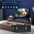thumbnail image 4 of Barra de sonido BESTISAN de 50 W con Bluetooth 5.0 y múltiples conexiones, altavoz ultrafino para TV de 16 pulgadas con graves ajustables, 4 of 8