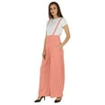 thumbnail image 3 of Bimba Stylish Solid Dungaree For Womens Adjustable Strap Loose Rayon Romper Pants, 3 of 6