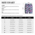 thumbnail image 5 of Lsque Skull blue leaf Mens Sleep Pajama Shorts,Short Pajama Pants, Cotton Ultra-Soft Knit-4X-Large, 5 of 9