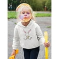 thumbnail image 2 of Cute Bunny With Carrot Hoodie Toddler -Image by Shutterstock,  5 Toddler, 2 of 4