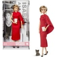 thumbnail image 1 of ​Barbie Inspiring Women Doll, Isabel Allende Collectible in Red Dress with Book Accessory & Pet, 1 of 6