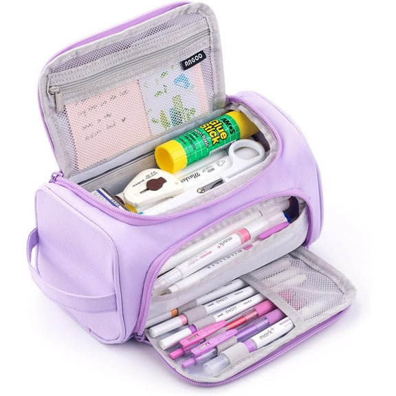 Big Capacity Pencil Case High Large Storage Pouch Marker Pen Case Travel Simple Stationery Bag Office Organizer for Adults