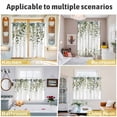 thumbnail image 5 of Sage Green Eucalyptus Leaves Kitchen Curtains Window Panels, Spring Botanical Floral Insulated Window Treatment Curtain, Grommet Curtains for Bedroom/Living Room/Bathroom, 2 Piece 42"Wx54"L, 5 of 8