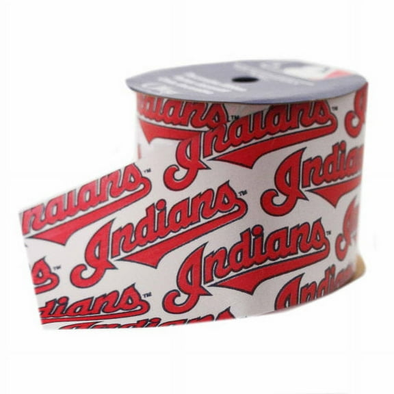 Indians Ribbon 2-1/2-Inch Width, 9 Foot Spool