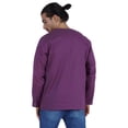 thumbnail image 5 of Atasi Indian KurtaÂ&nbsp;ForÂ&nbsp;Men Full Sleeve Shirts Solid Round Neck Ethnic Tee Shirt, 5 of 7