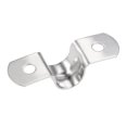 thumbnail image 4 of Uxcell M10 U Shaped Conduit Clamp Saddle Strap Tube Pipe Clip Stainless Steel Silver Tone 5pcs, 4 of 4