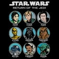 thumbnail image 2 of Mens Star Wars Cartoon Portraits Lightweight Hoodie, 2 of 4