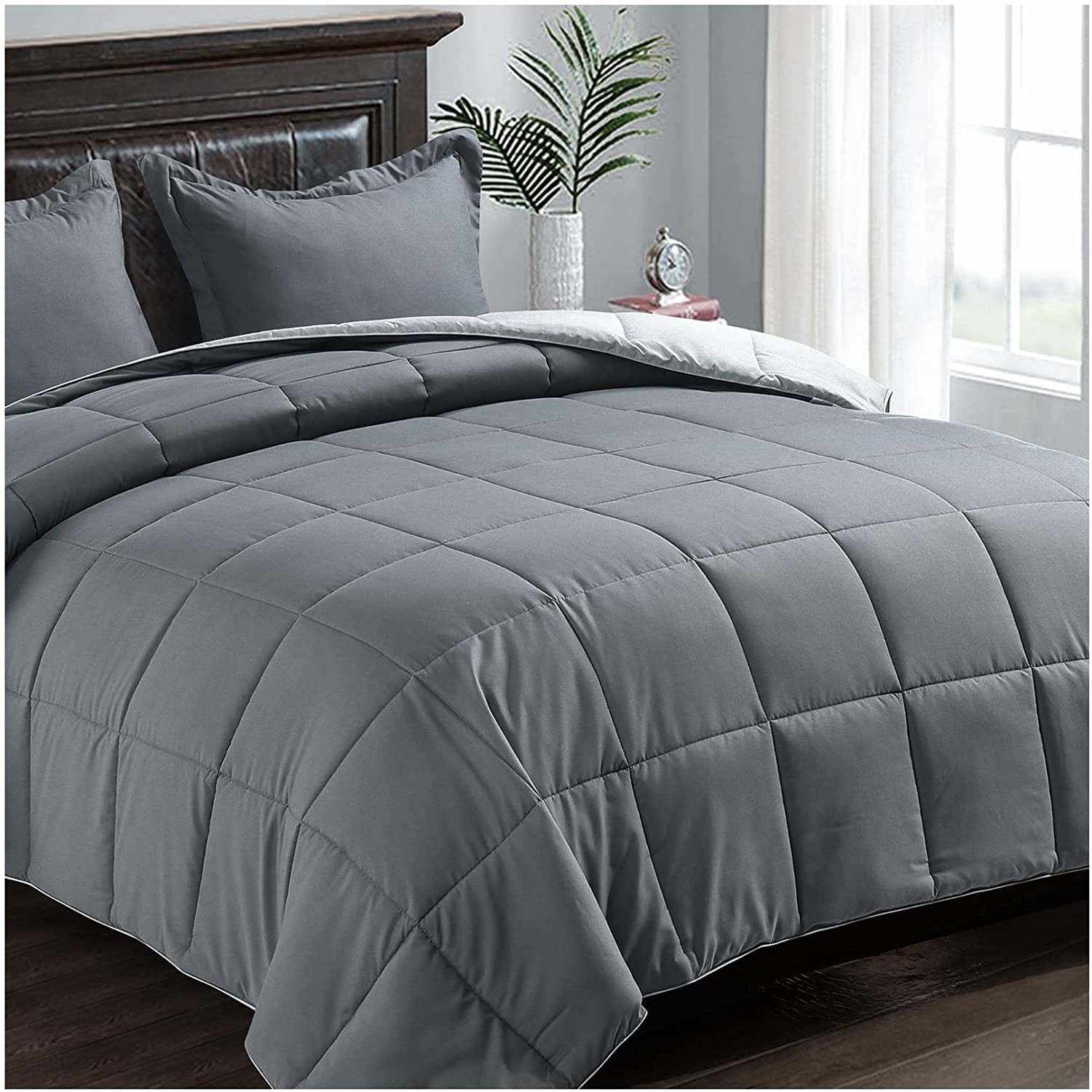 beige down comforters
