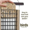 thumbnail image 6 of Birds Choice SNPSB Recycled Double Cake Suet Feeder, 8"L X 3"W X 22-1/2"H, Taupe w/ Brown Roof, 6 of 10
