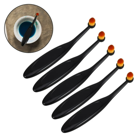 WHAMVOX 5pcs Ink Blending Brush Tools Small Craft Blending Brush Card Making Paper Crafting Mini Blenders Craft Brush for Drawing Backgrounds