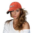 thumbnail image 4 of DailyChi Under $ 6 Men Women Baseball Cap Fish Skeleton Embroidery Camo Lined Curved Brim Classic Stretchable Trucker Hat Golf Dad Hat Sun Block Outdoor Sun Hat Red,One Size, 4 of 5