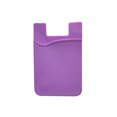thumbnail image 5 of Smart Silicone Mobile Phone Wallet Card Stick On Cash Credit Card Holder Pouch-Grey, 5 of 5