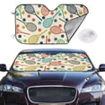 thumbnail image 4 of Goofa Racket and Tennis Ball Printed Car Windshield Sunshade,Foldable Reflective Sun Visor,UV Protection Heat Blocker Sunshade,Car Cooling Accessory-, 4 of 7