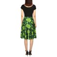 thumbnail image 4 of Womens St. Patricks Day Skirts for Women Shamrock Clover Skirt (Size: Medium), 4 of 5