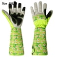 thumbnail image 2 of Guantes de jardinería para mujer con estampado largo, guantes para cortar rosas resistentes a las puñaladas, protección del antebrazo Adepaton Botas y Guantes, 2 of 5