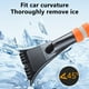 thumbnail image 4 of Cepillo de Nieve para Coche Dos en Uno Cepillo de Limpiaparabrisas de Nieve Y Hielo para Automóviles, Suv Y Camiones Cepillo de Espuma Extraíble Antideslizante de Pvc para Parabrisas de Automóviles, 4 of 7