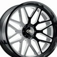 thumbnail image 2 of 20x10 Cali Off-Road 9115 Invader Gloss Black Milled Spokes Wheel 6x5.5 (-25mm), 2 of 3