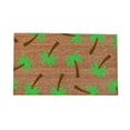 thumbnail image 2 of Clearance!Ymkly Rug,Welcome To The Jungle Funny Doormat Leaf Green Home Decor Outdoor Welcome Mat Flocked Rug Be Nice Or Leaf Doormat Flower,Home Decor, 2 of 4