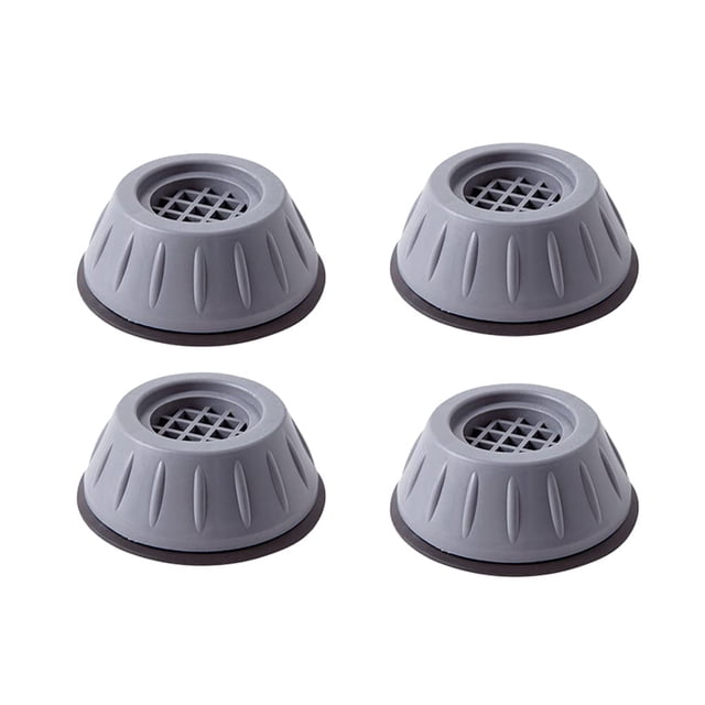 MWELLEWM Support de Machine à Laver Anti-Choc et Réduction de Bruit, Réduisant le Bruit Anti-Dérapant Anti-Vibration Caoutchouc Anti-Marche Pieds Vibrants pour Laveuse, Stabilisateur de Machine à Laver