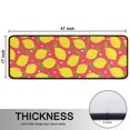 thumbnail image 5 of Kitchen Rugs Sets Of 2,Yellow Lemon Fruit Dots Red Pattern Anti Fatigue Kitchen Mat Rugs Non Slip Washable,Decorative Kitchen Floor Mats for Kitchen,Sink,Laundry,17"x47"+17"x47", 5 of 5