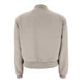 thumbnail image 2 of Chamarra George para Mujer, Bomber con Botones al Frente, Cuello Redondo Beige Talla M, 2 of 4