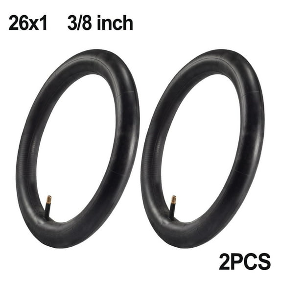 YAAQII for Bicycle Inner Tubes 26" x 1-3/8" Valve (AV) for Cruiser Cyclocross Mountain Bikes, Easy Install Leak-Proof Design, Long-Lasting Rubber, 2-Pack