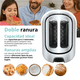 thumbnail image 3 of Tostador De Pan 2 Rebanadas 1000w 7 Niveles Acero inoxidable Smart-tek Sd2041, 3 of 5