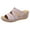 Pink, variant on Pisexur Women's Wedge Sandals with Arch Support, Embroidered Fish Mouth Comfort Platforms Slippers for Women Indoor And Outdoor Summer Casual Walking Shoes Dressy Footwear