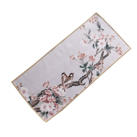 

Chinese Style Painted Tea Towel Suede Cleaning Cloth Thickened Absorbent Rag