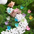 thumbnail image 5 of 1set 100pcs Luminous Tiny Ducks Mini Resin Duck Colorful Miniature Fairy Garden Mini Duck for Miniature Landscape Tabletop Home Potted Plants Decor Mixed color 7.5x12x16.5mm, 5 of 7