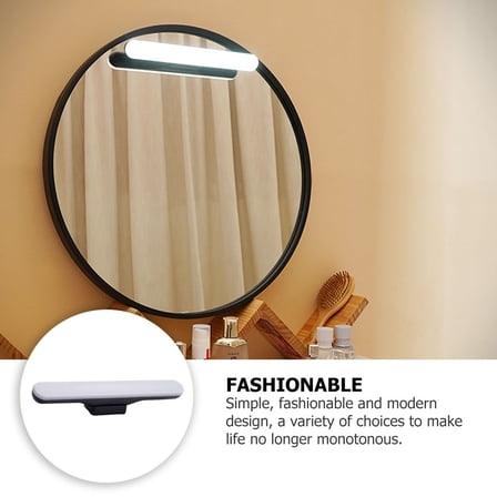 PAMINGONO Dimmable LED Vanity Light Modern White Bathroom Vanity Lamp