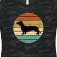 thumbnail image 4 of Inktastic Dachshund Dog Retro Sunset Women's T-Shirt, 4 of 5