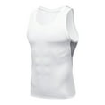thumbnail image 2 of RYDCOT Mens Summer Workout Tank Tops Fitness Bodybuilding Sleeveless Gym Muscle Stringer Shirts Vest White, 2 of 6