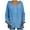 Blue, variant on Brilliant Sweaters for Women Clearance $5.00 Women Winter Loose Plus Size Solid Color Long Sleeves Sweater with Hood Loose Knitwear Jumper Tops Lightweight Mid Length Purple XL