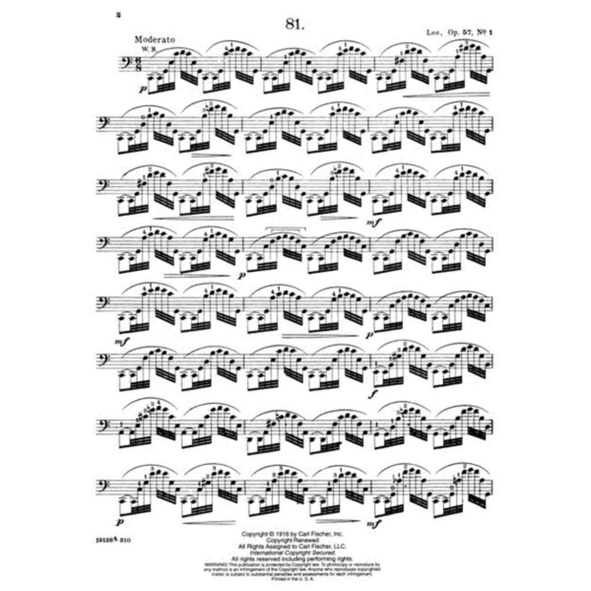 170 Foundation Studies, Studies 81-137, Cello Solo