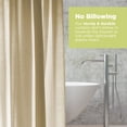 thumbnail image 2 of Shower Curtain, Eco-Friendly Organic Cotton Curtains Bathroom Decor Handmade for Tub and Stall - Made in USA - Natural, 2 of 3