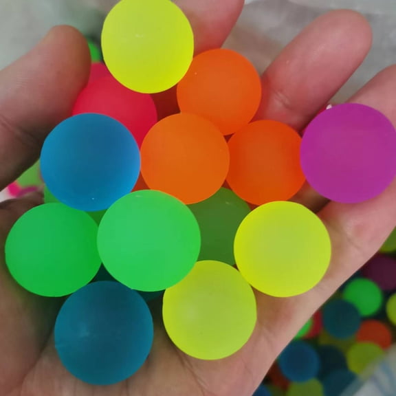 Raindrops 24Pcs Colorful Bouncy Balls for Friends Xmas Party Favors and Carnival